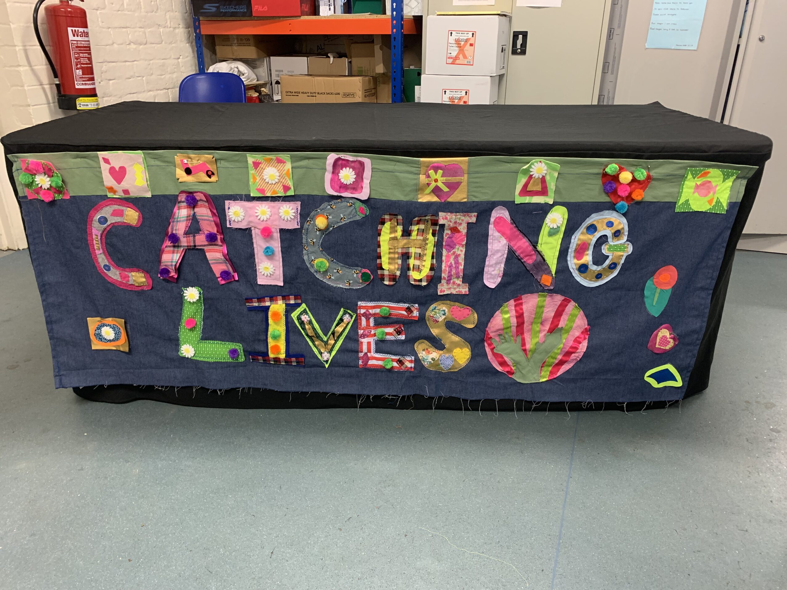 Catching Lives banner for Pride Canterbury